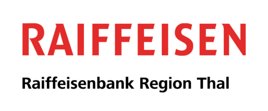 Logo RBRegionThal negativ rot schwarz