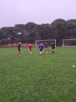 Das bewährt 5 gegen 2 Spiel als Aufwärmübung