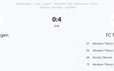 3. Mannschaft: Derbysieg