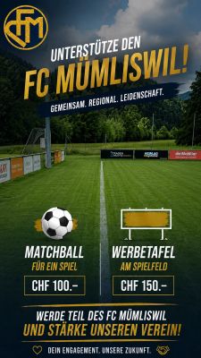 Werde Matchballsponsor bei einem unserer Heimspiele