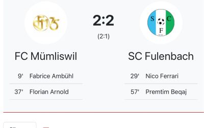 1. Mannschaft: Gerechte Punkteteilung 1. Mannschaft: Gerechte Punkteteilung