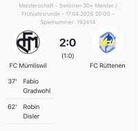 FC Mümliswil: Senioren: Start in die Meistergruppe geglückt