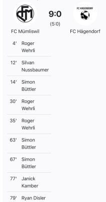 Senioren: Schützenfest gegen Hägendorf