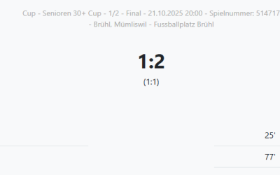 Senioren: Endstation Halbfinale